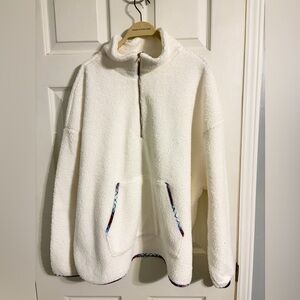 NWT Crown & Ivy women’s quarter zip pullover XXL 2X Plus Size